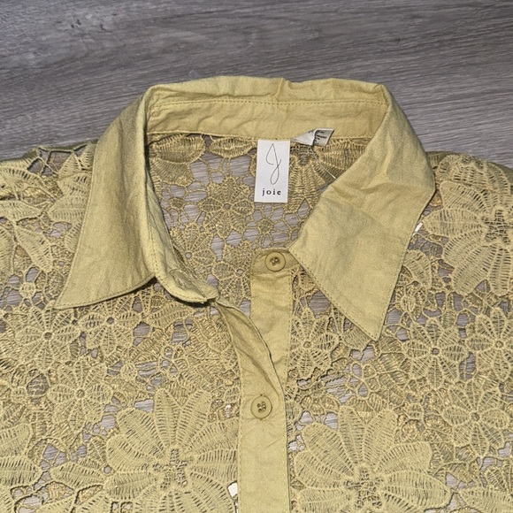 💓 joie flower button up lace blouse - Picture 3 of 11